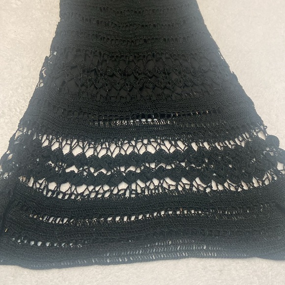 ETOILE Evening Collection Size M Black Crochet Dress NWT Needs Small Repair - Picture 16 of 16